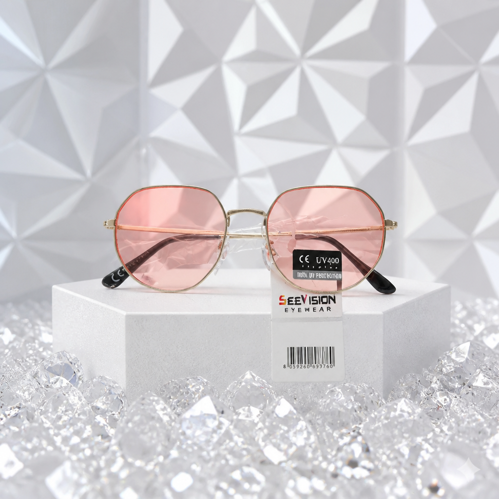 Lunettes de Soleil Monture Rose