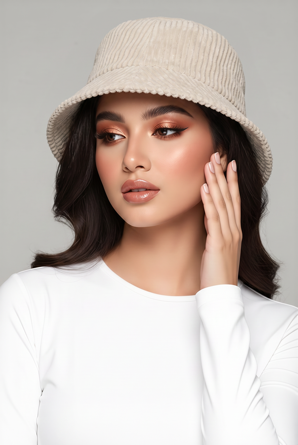 Bob Velours Beige