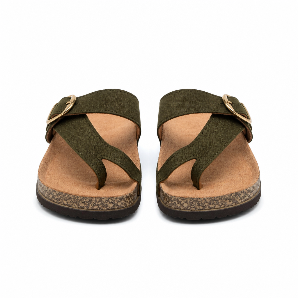 Sandales Kaki