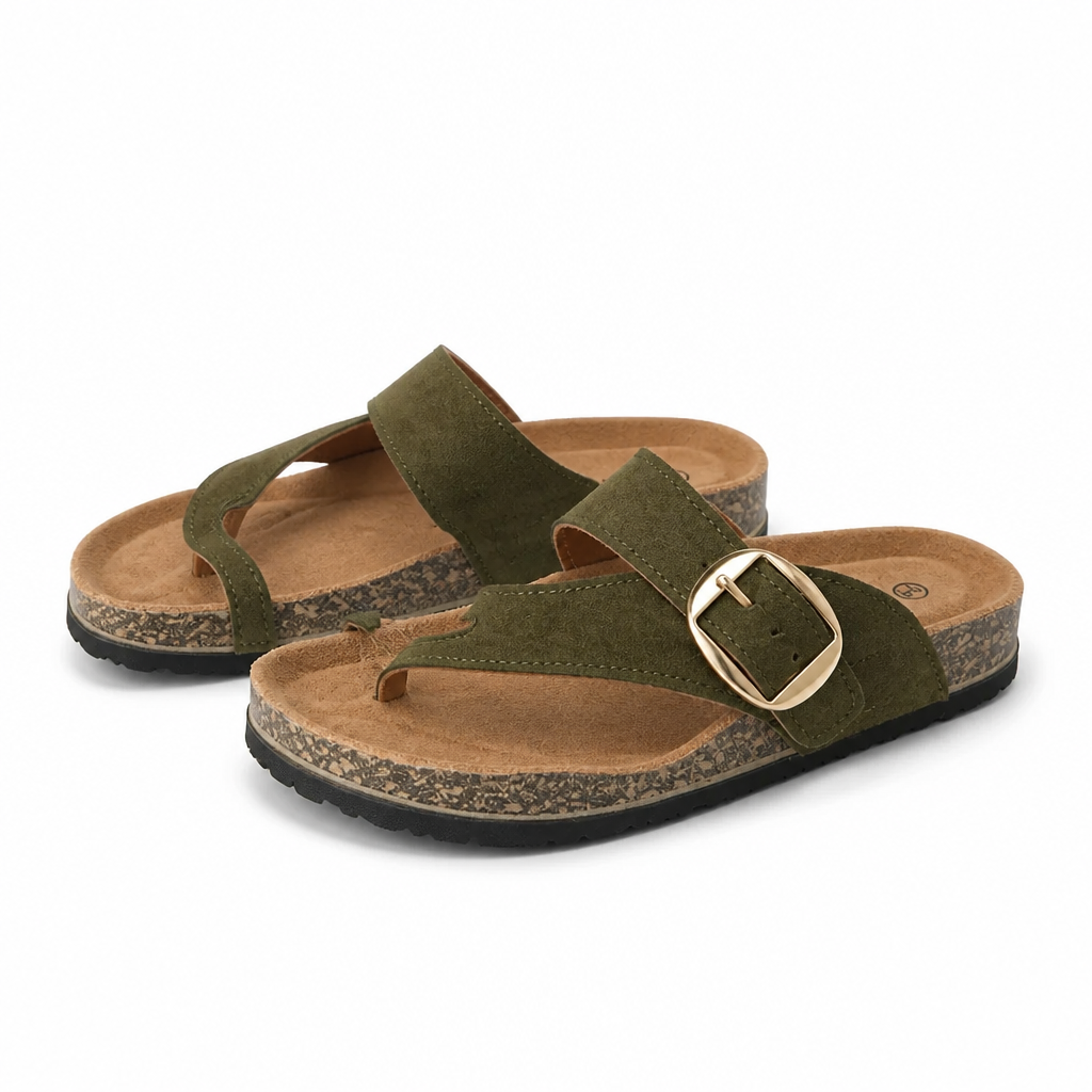 Sandales Kaki