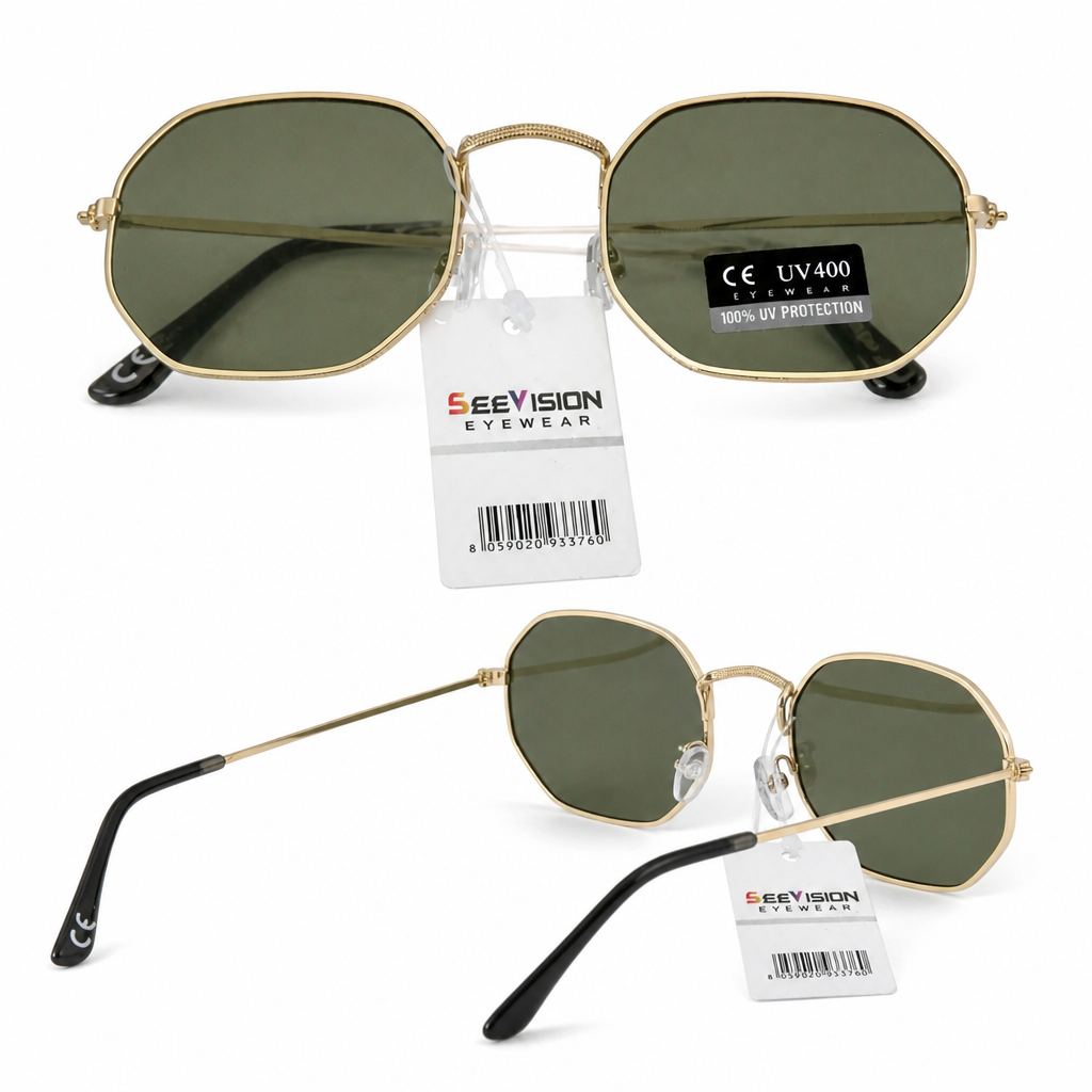 Lunettes de Soleil Monture Verte