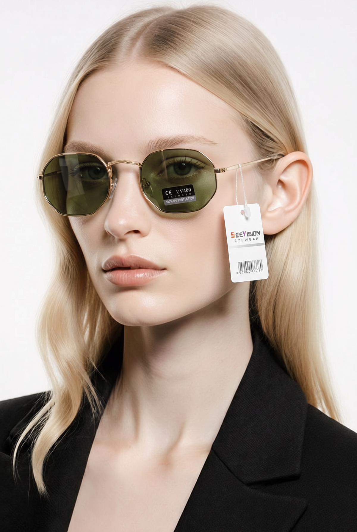 Lunettes de Soleil Monture Verte