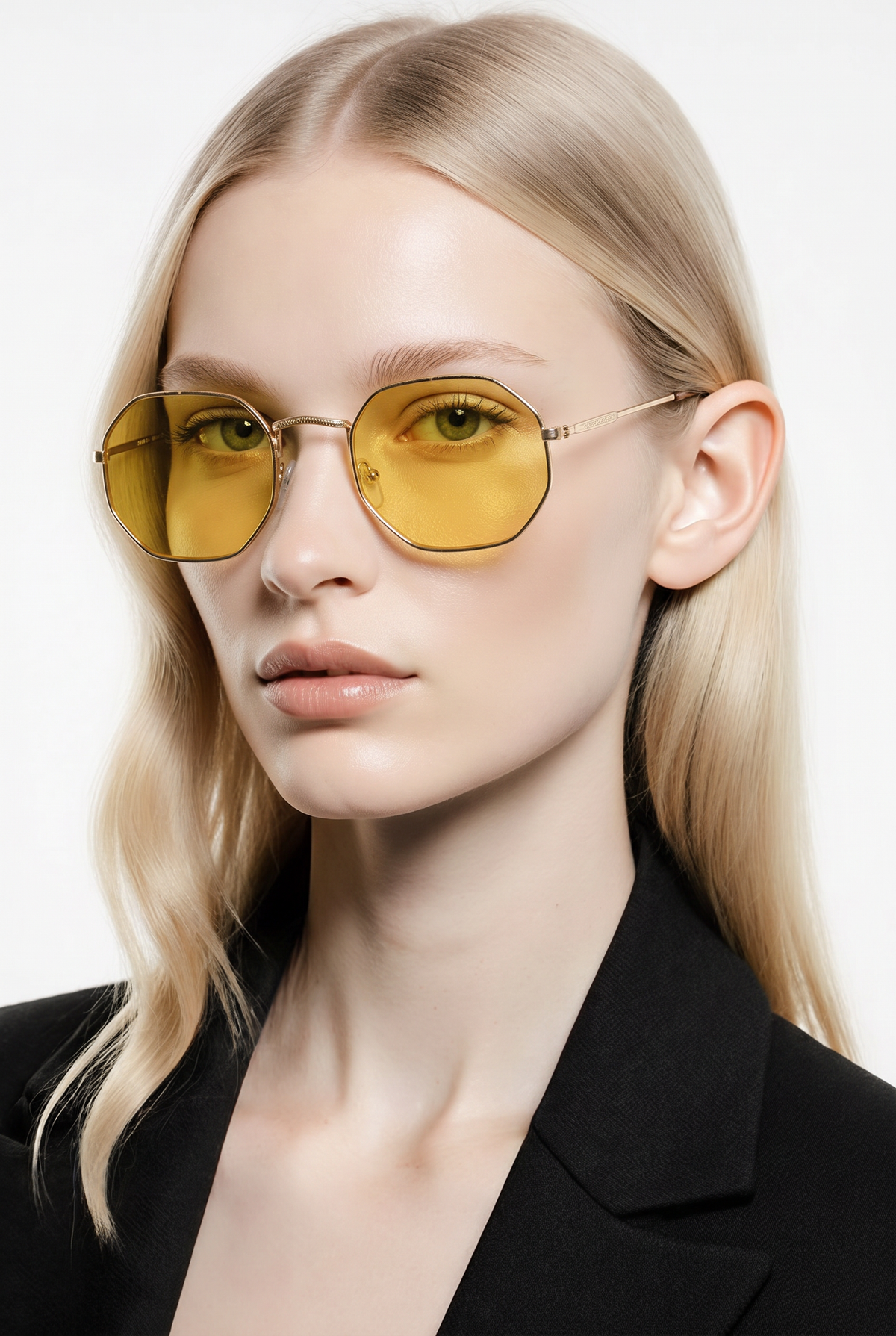 Lunettes de Soleil Monture Jaune