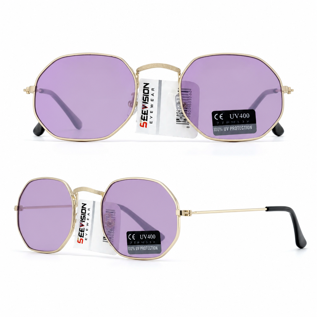 Lunettes de Soleil Monture Violette