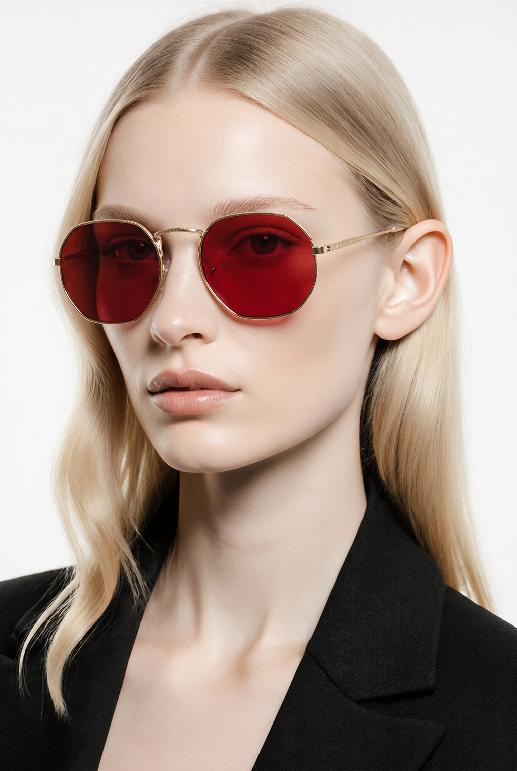 Lunettes de Soleil Monture Rouge