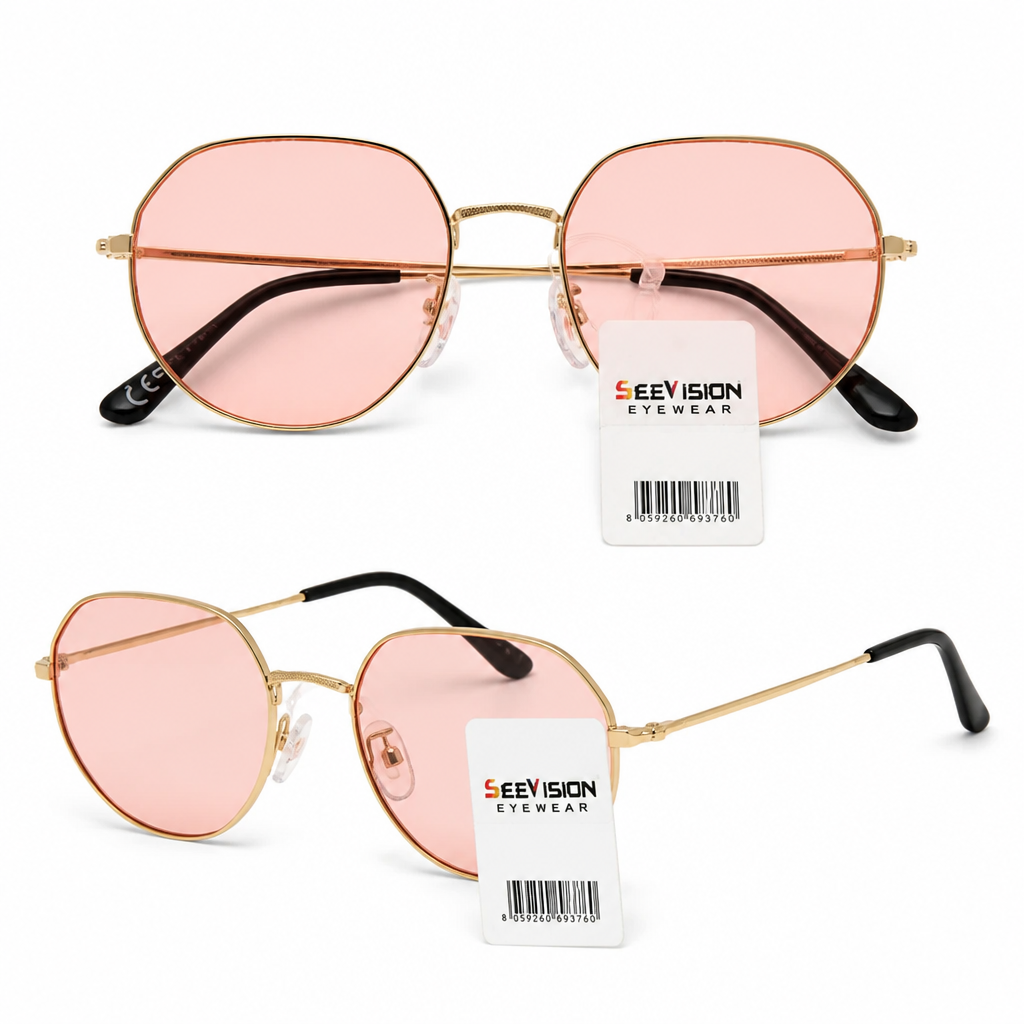 Lunettes de Soleil Monture Rose