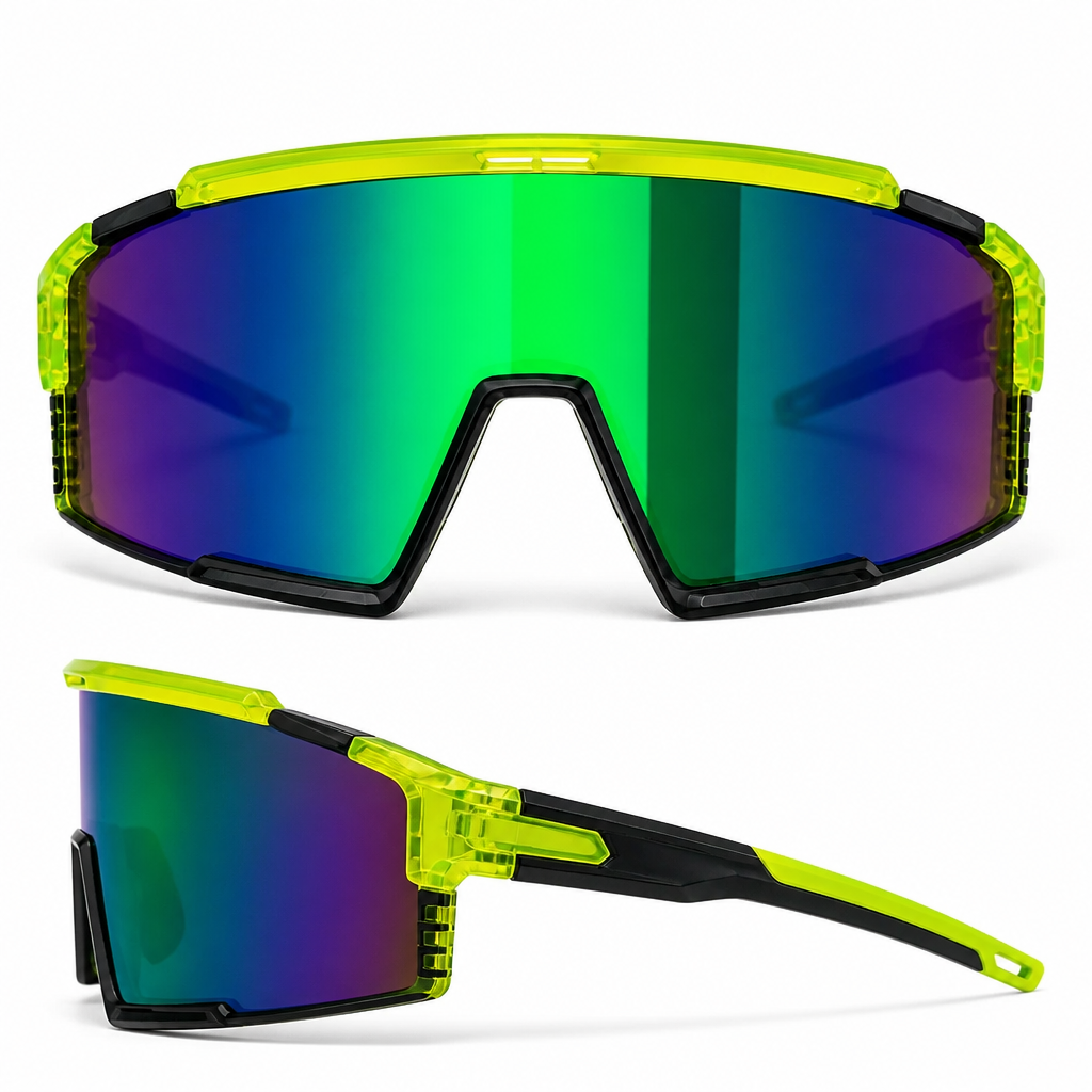 Lunettes de Soleil Sport Monture Verte