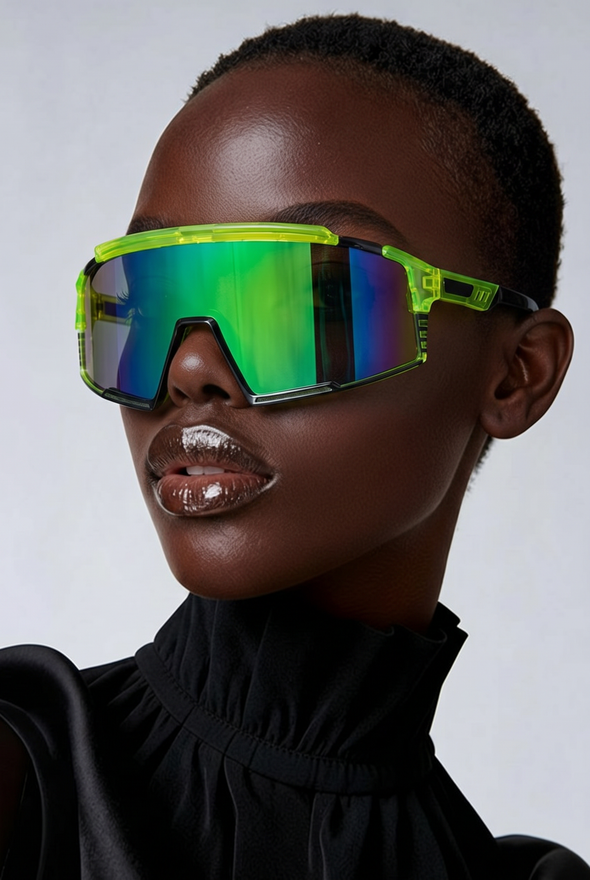 Lunettes de Soleil Sport Monture Verte