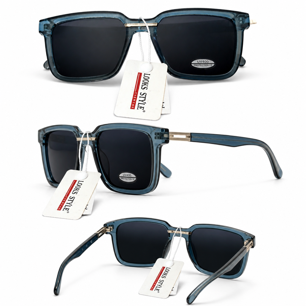 Lunettes de Soleil Bleues