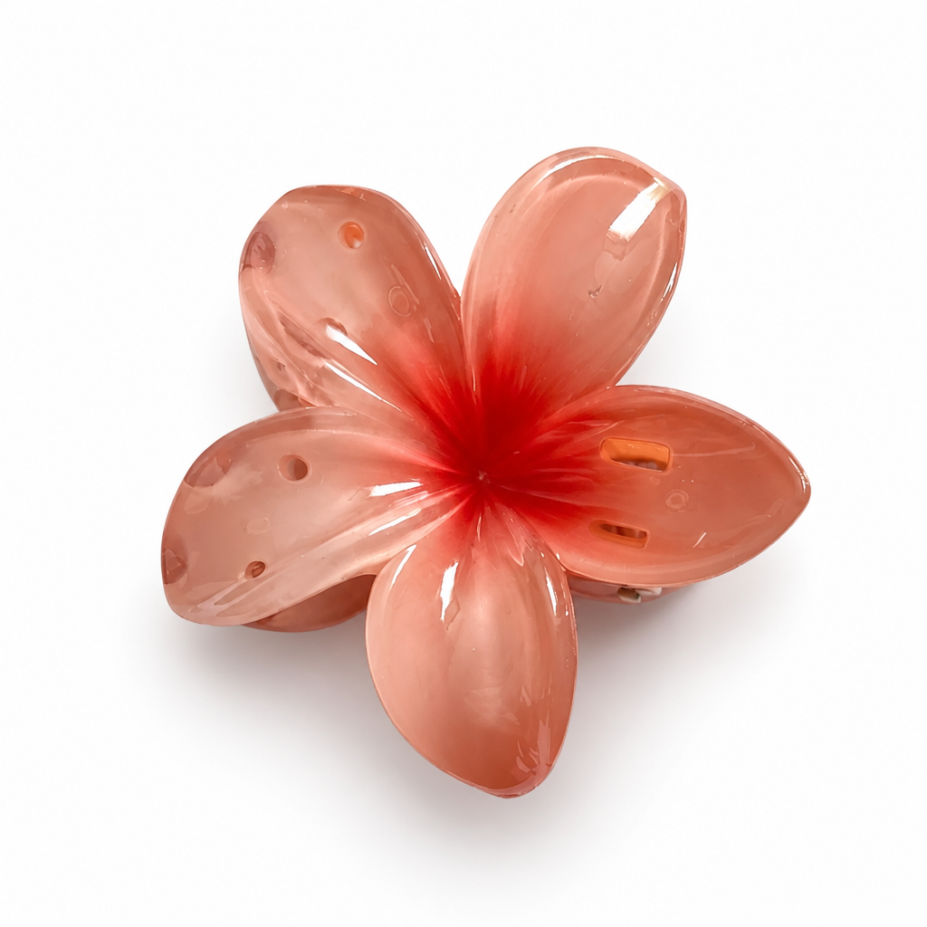Pince à cheveux rouge foncé 7cm