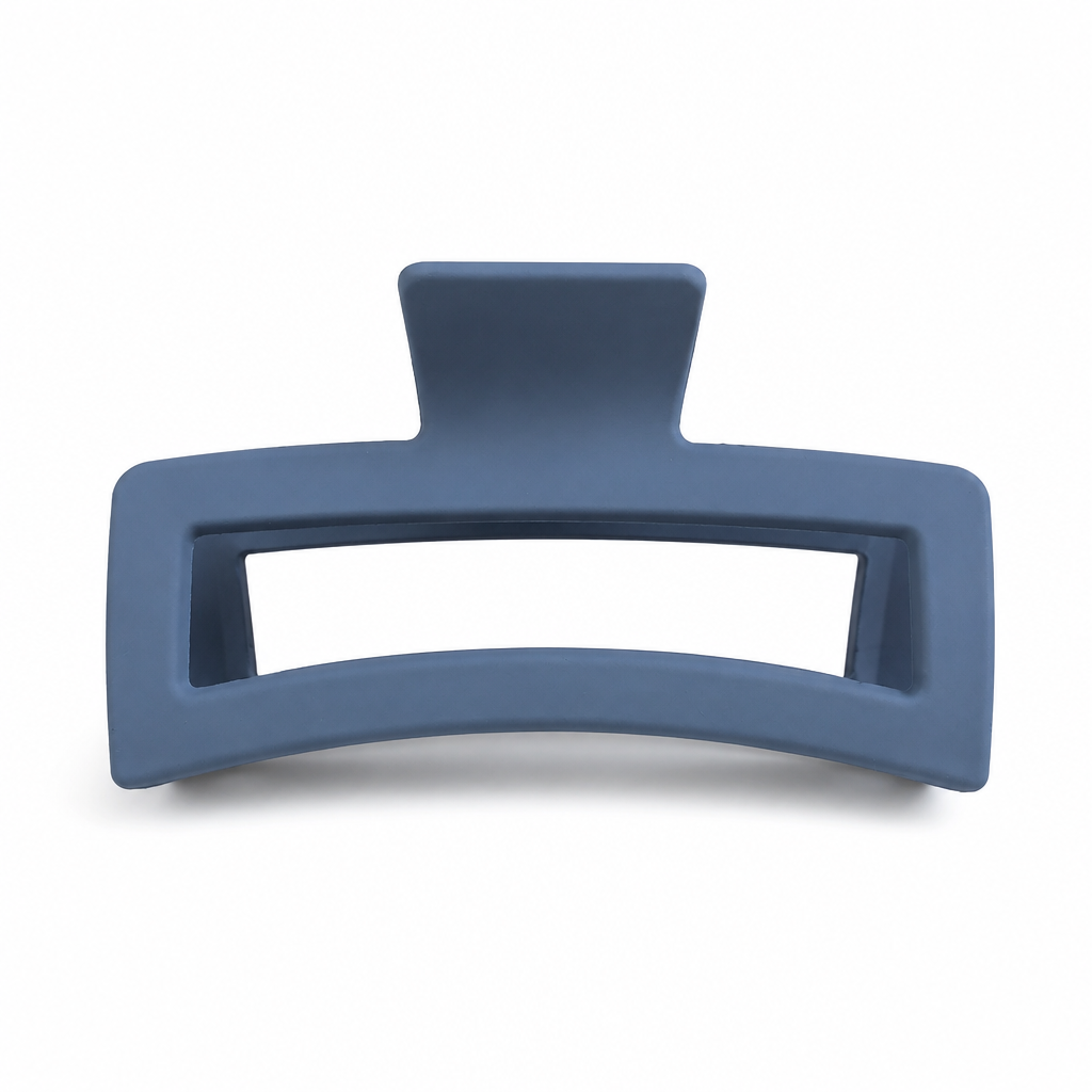 Pince à cheveux bleu marine 13cm